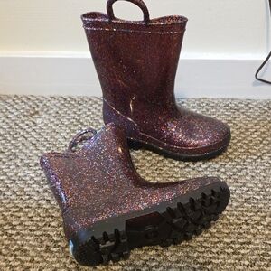 Sparkly Glitter Kids Boots